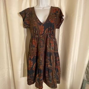 Urban Outfitters Darling dress S  Petite navy blue army green gorgeous colors.